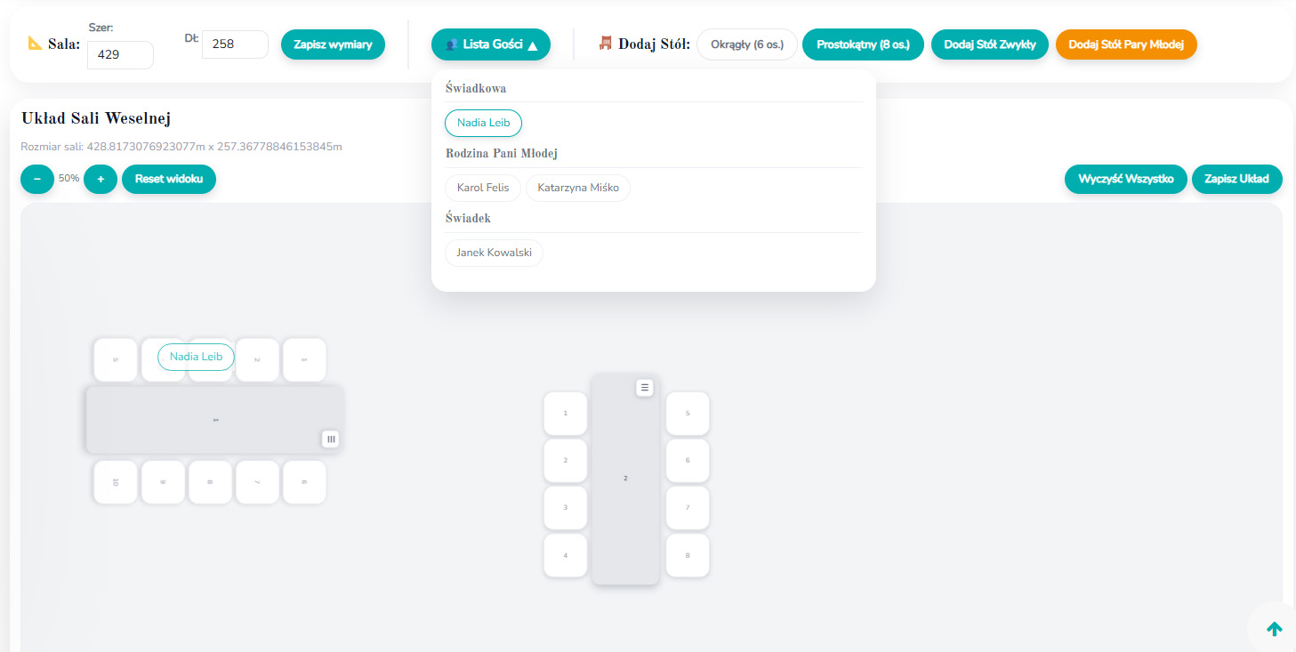 Przeciąganie gości na plan